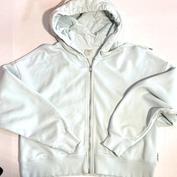 CALIA by Carrie Underwood Tops - Calia Light Blue Green Zip-Up Hoodie